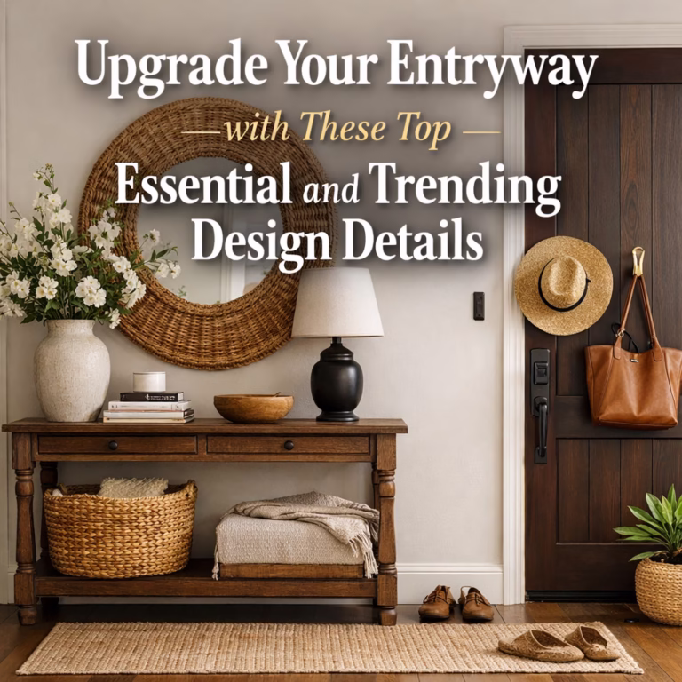 Upgrade Your Entryway with These Top Essential and Trending Design Details