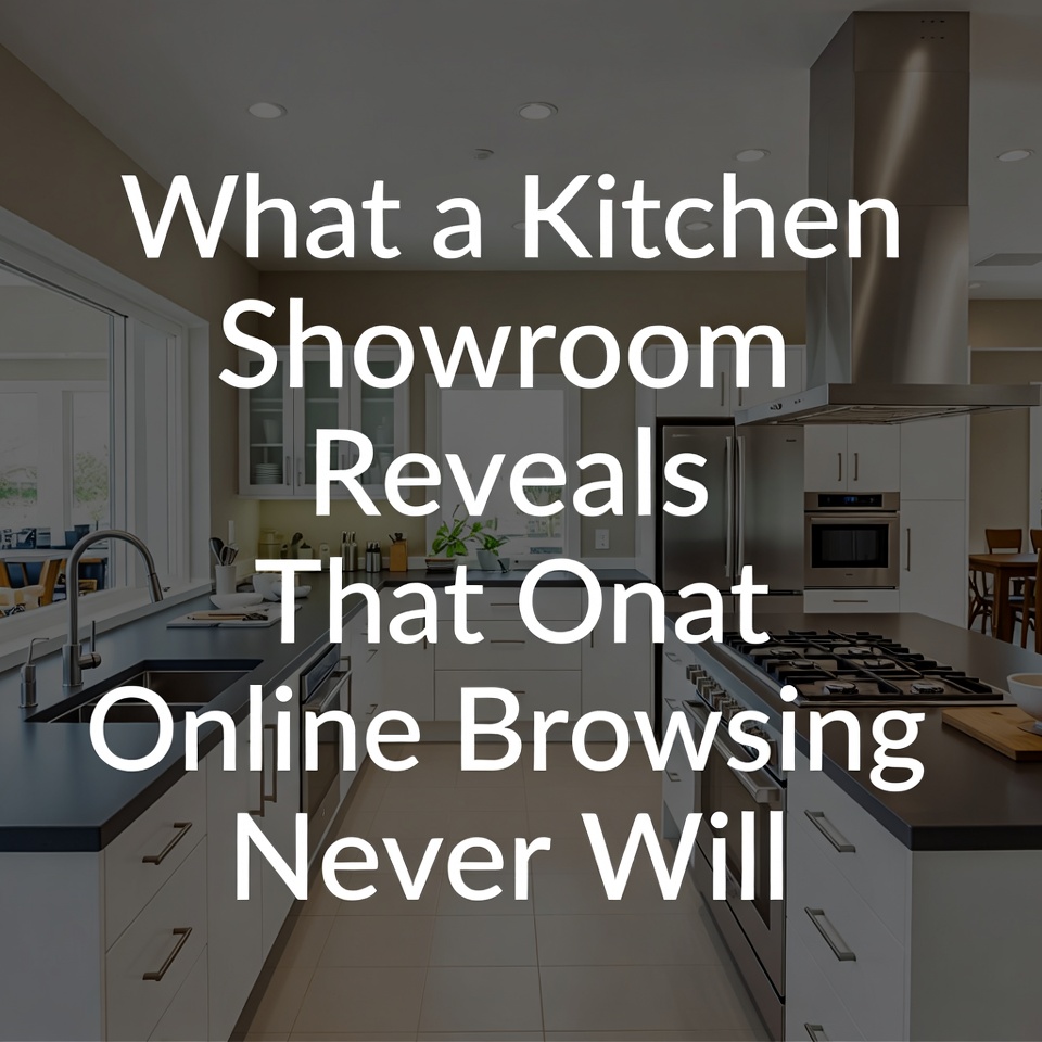 What a Kitchen Showroom Reveals That Online Browsing Never Will