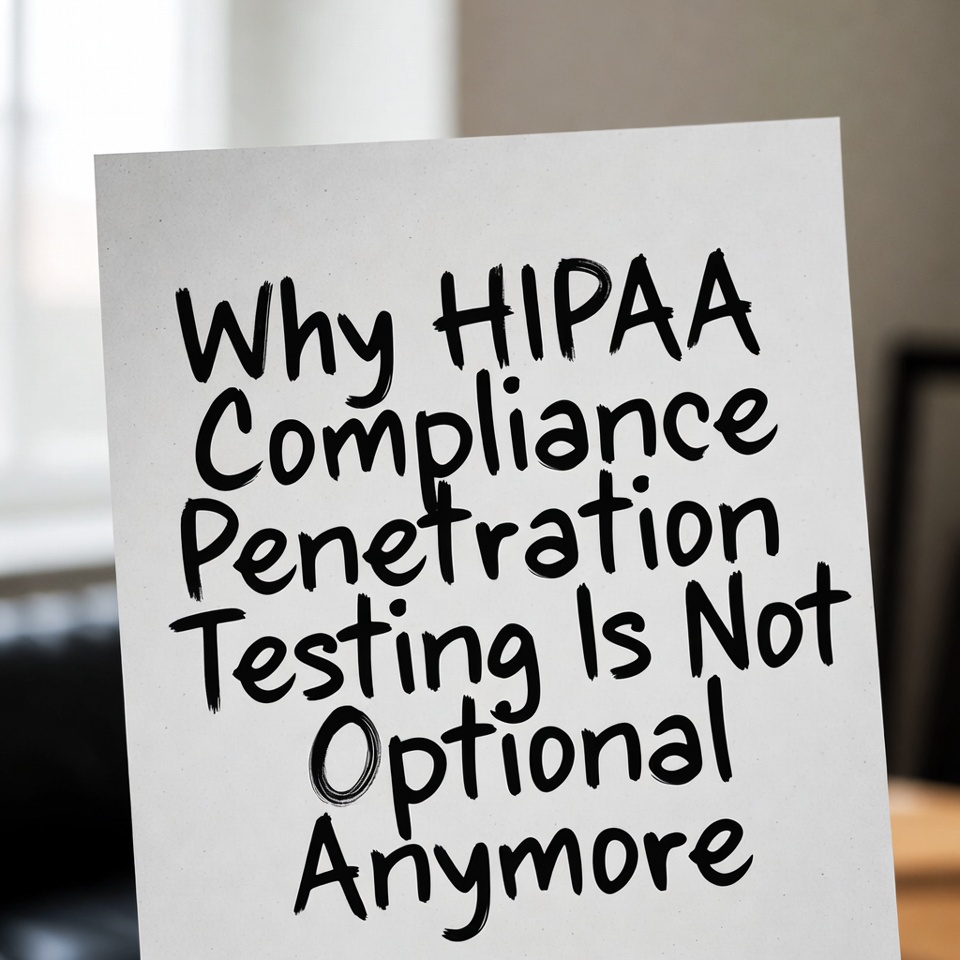 Why HIPAA Compliance Penetration Testing Is Not Optional Anymore