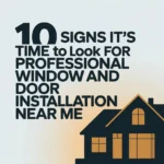 10 Signs It’s Time to Look for Professional Window and Door Installation Near Me