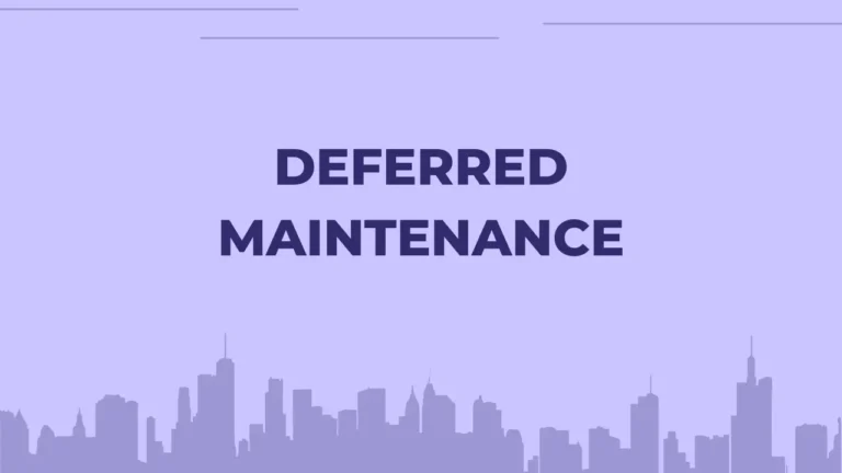 Long Term Deferred Maintenance
