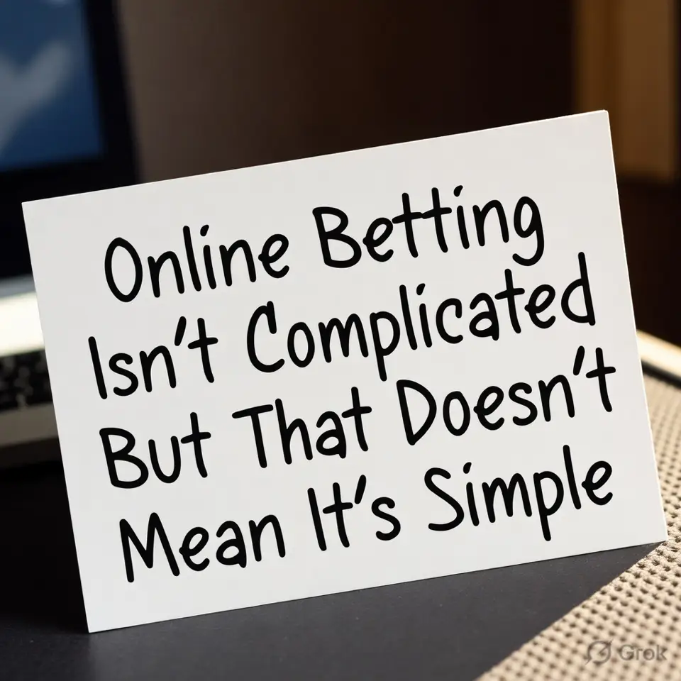 Online Betting Isn’t Complicated But That Doesn’t Mean It’s Simple