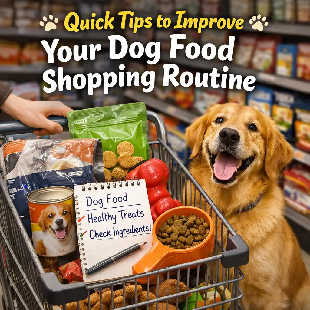 Quick Tips to Improve Your Dog Food Shopping Routine