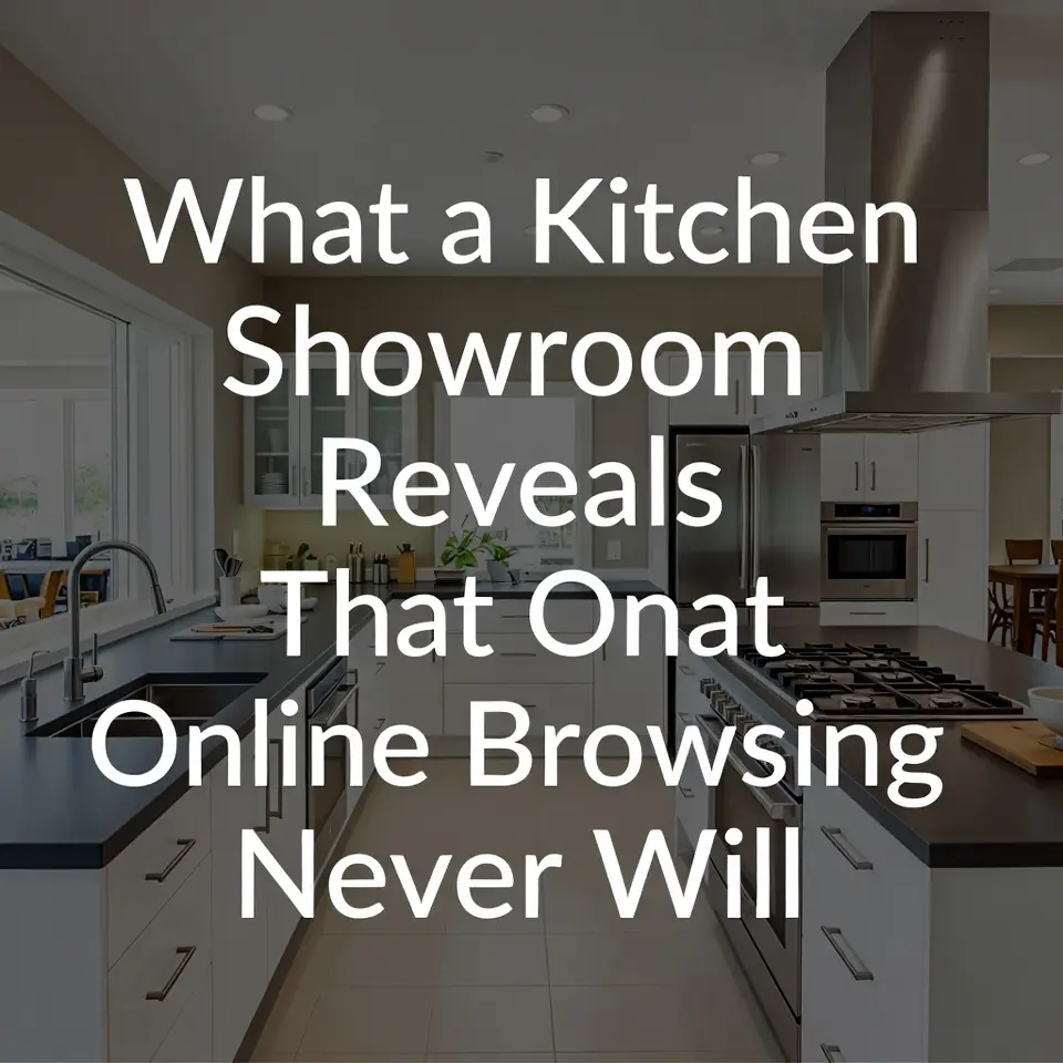 What a Kitchen Showroom Reveals That Online Browsing Never Will