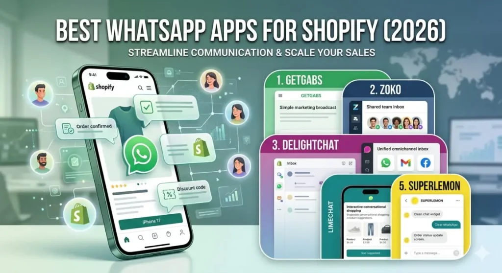 Best WhatsApp Apps for Shopify (2026)