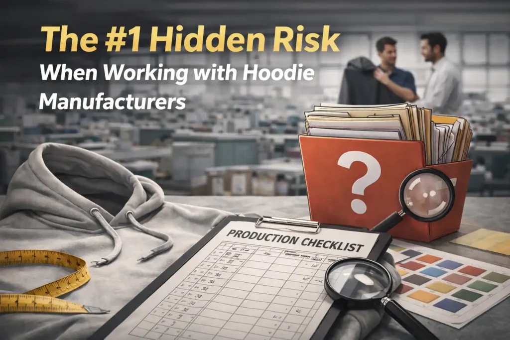 The #1 Hidden Risk When Working with Hoodie Manufacturers