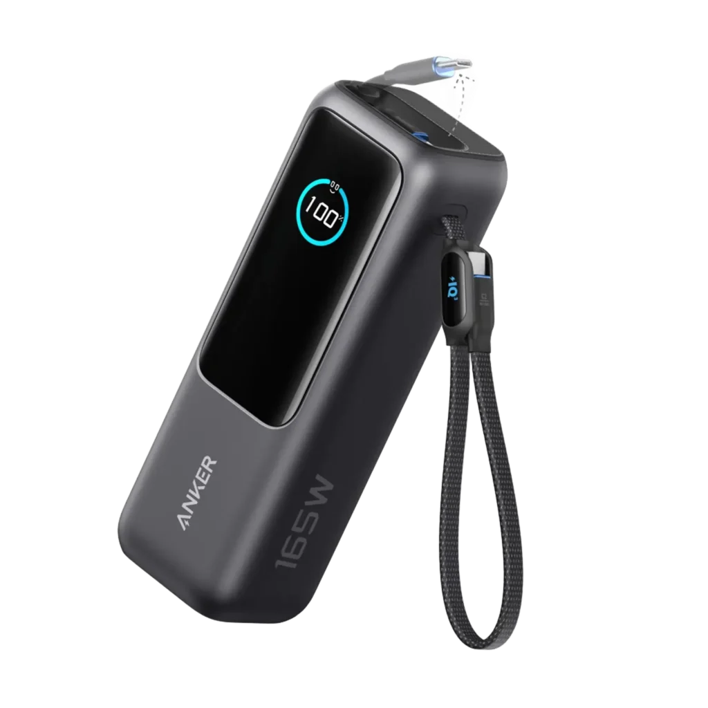 Portable Power Bank and a Power Strip