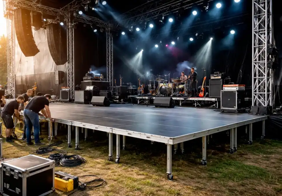 Modular Portable Stage System