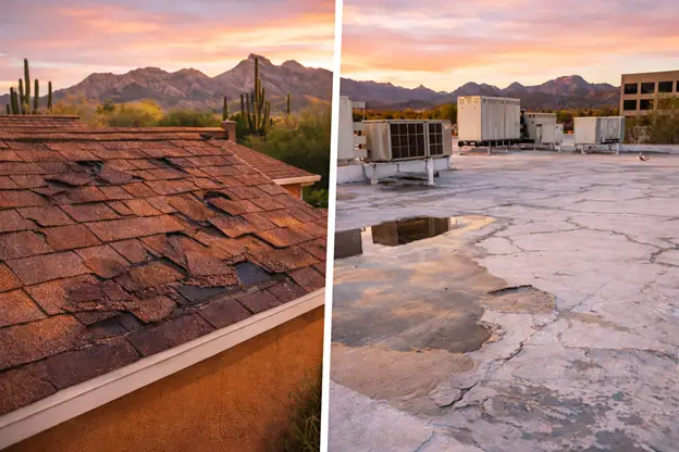How Tucson’s Desert Climate Impacts Residential and Commercial Roofs