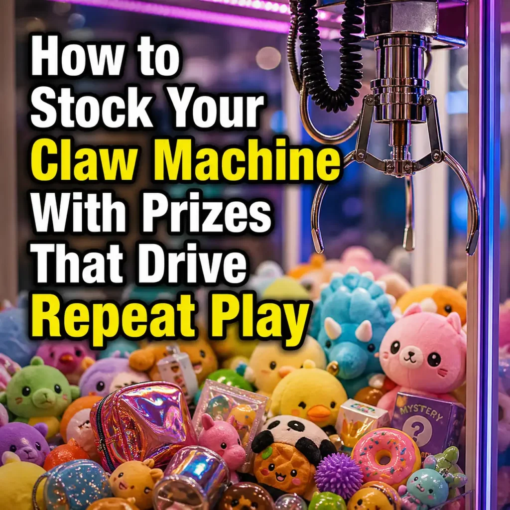 How to Stock Your Claw Machine With Prizes That Drive Repeat Play
