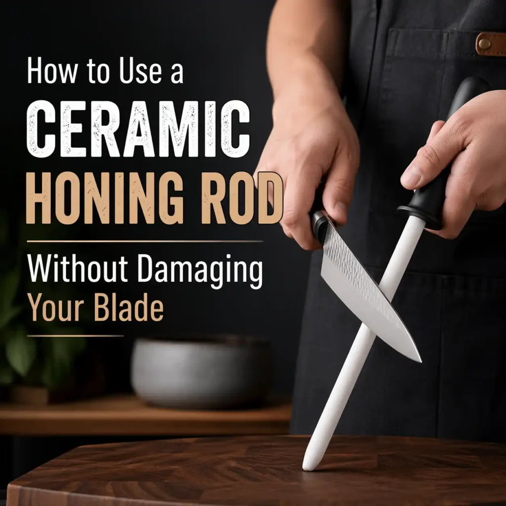 How to Use a Ceramic Honing Rod Without Damaging Your Blade