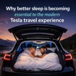 Why better sleep is becoming essential to the modern Tesla travel experience