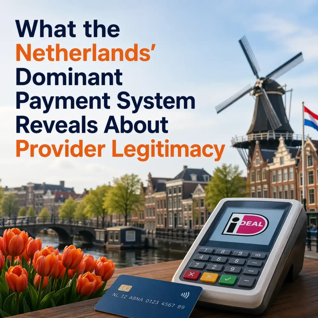 What the Netherlands' Dominant Payment System Reveals About Provider Legitimacy