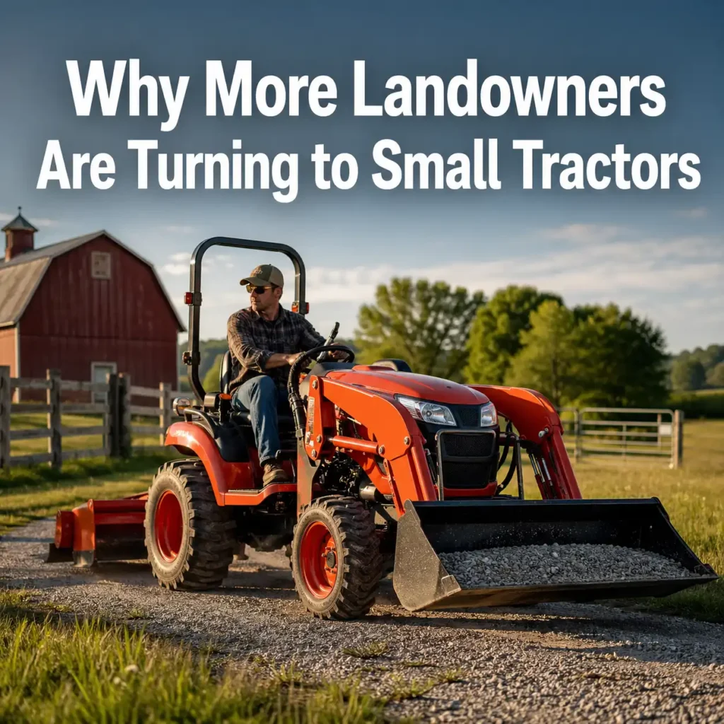 Why More Landowners Are Turning to Small Tractors