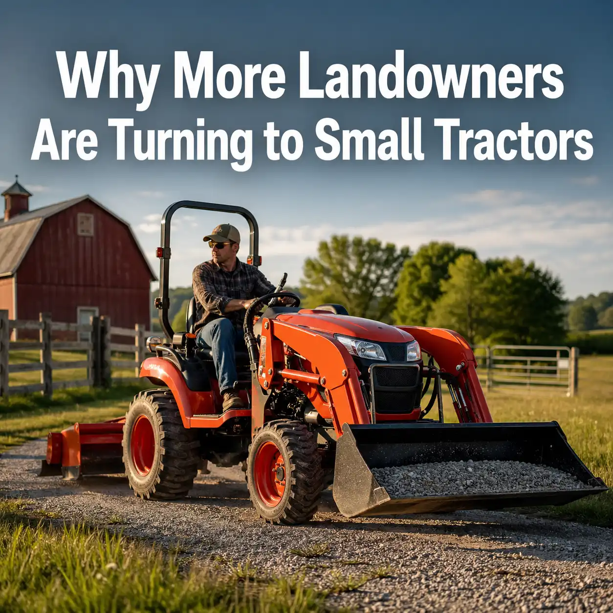 Why More Landowners Are Turning to Small Tractors