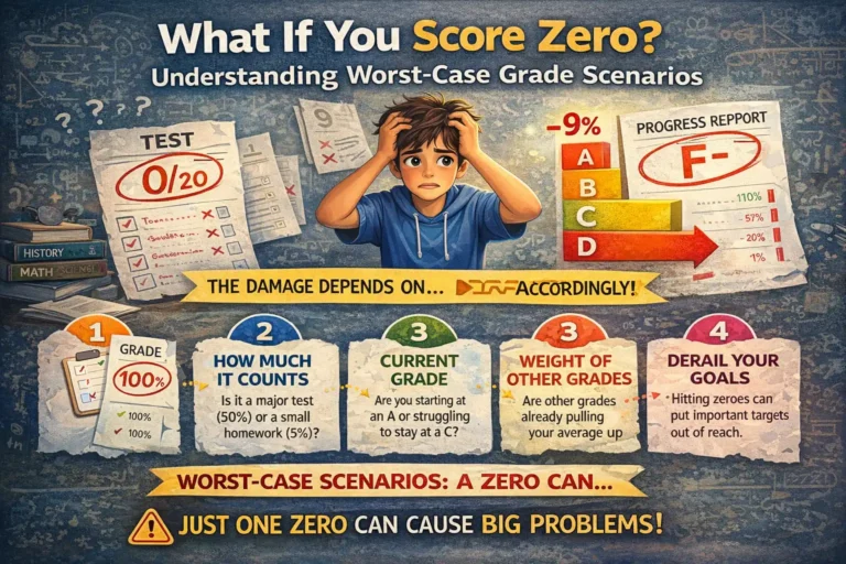 Understanding Worst-Case Grade Scenarios