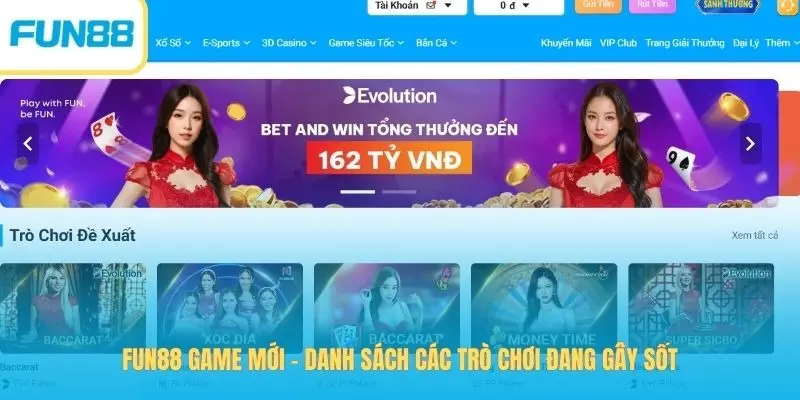 Fun88 Game Mới