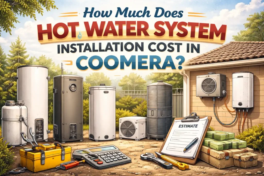 Hot Water System Installation Cost in Coomera