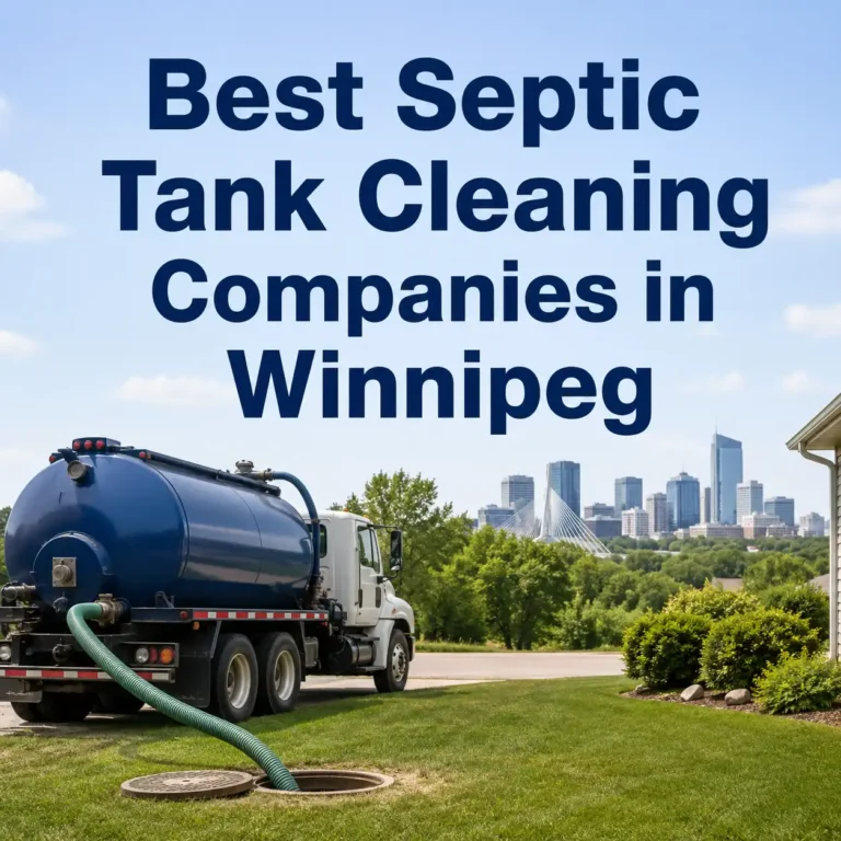 Best Septic Tank Cleaning Companies in Winnipeg