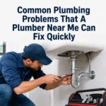 Common Plumbing Problems That A Plumber Near Me Can Fix Quickly