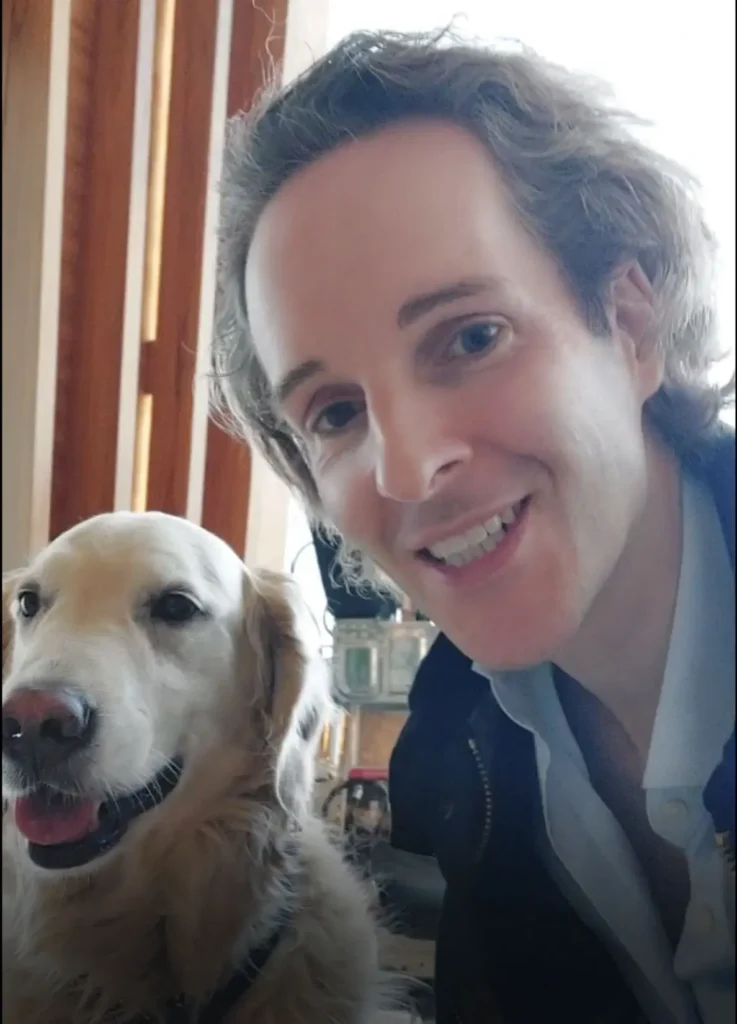 Felix Prehn, Goat Academy founder & his best friend Winston