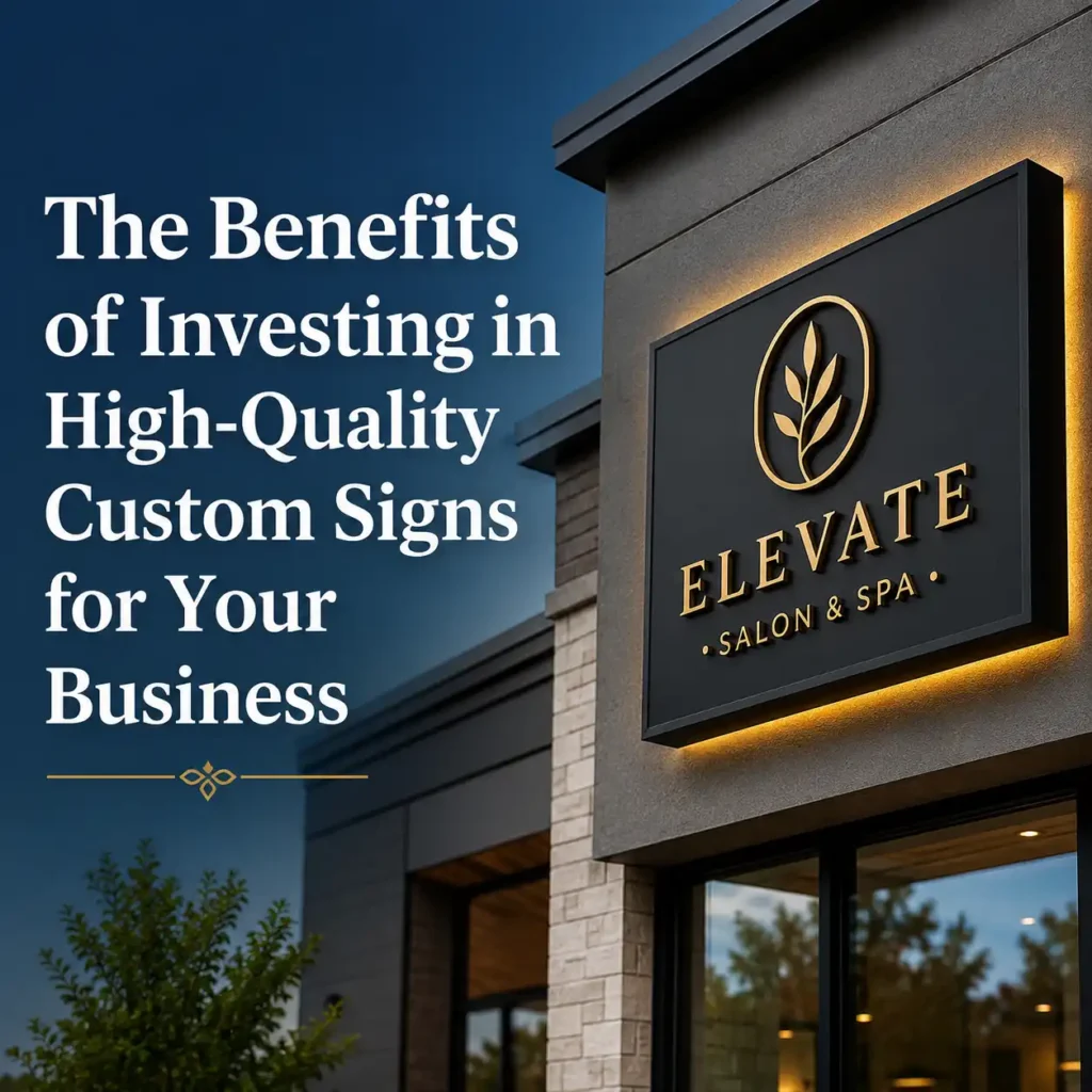 High-quality custom signs