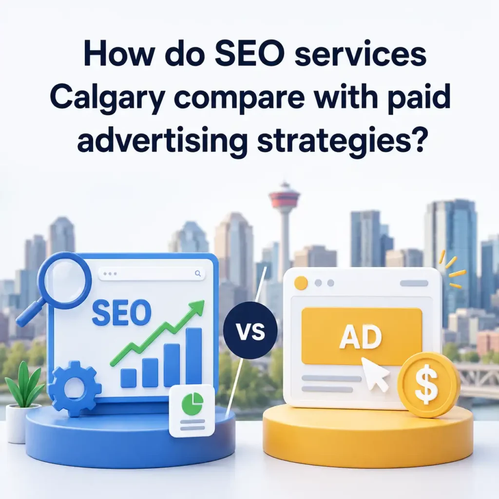 How do SEO services Calgary compare with paid advertising strategies