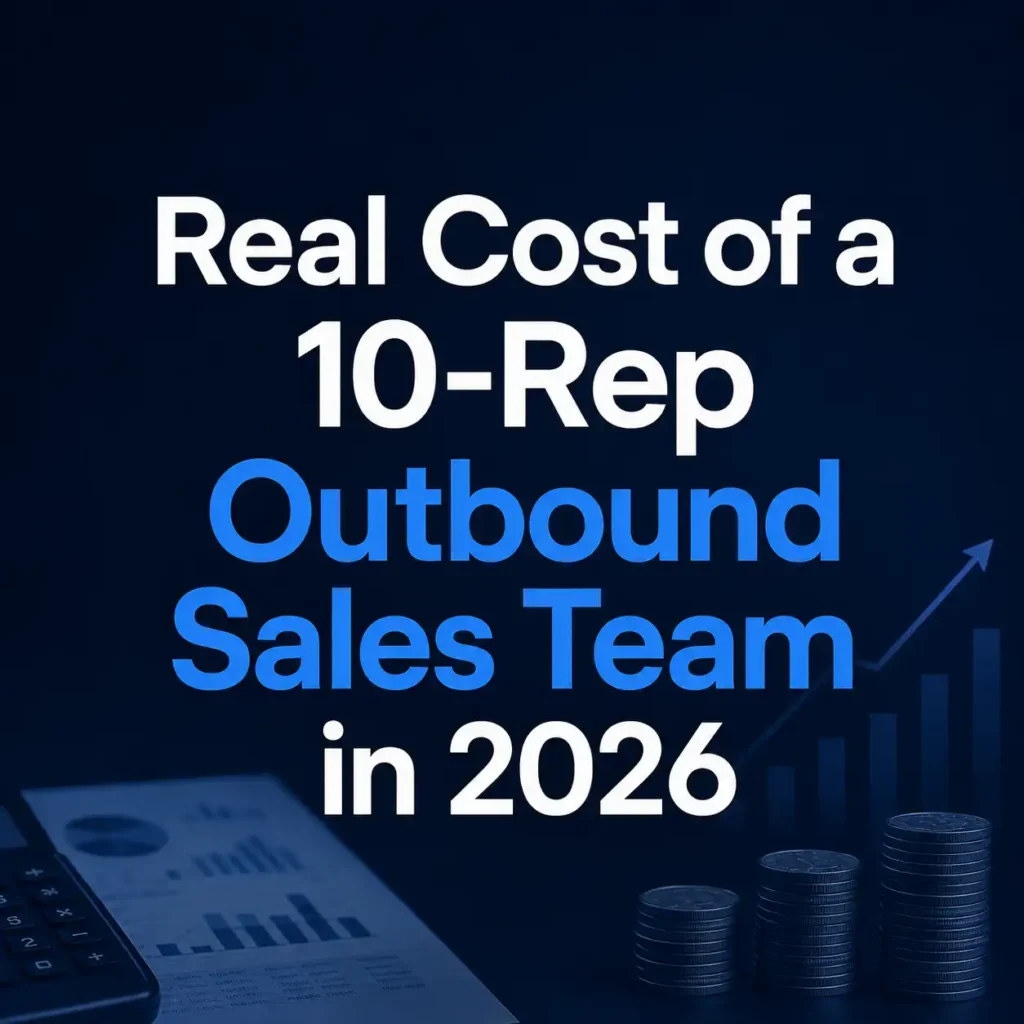 Real Cost of a 10-Rep Outbound Sales Team in 2026