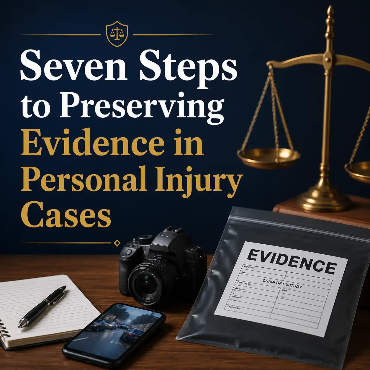 Seven Steps to Preserving Evidence in Personal Injury Cases