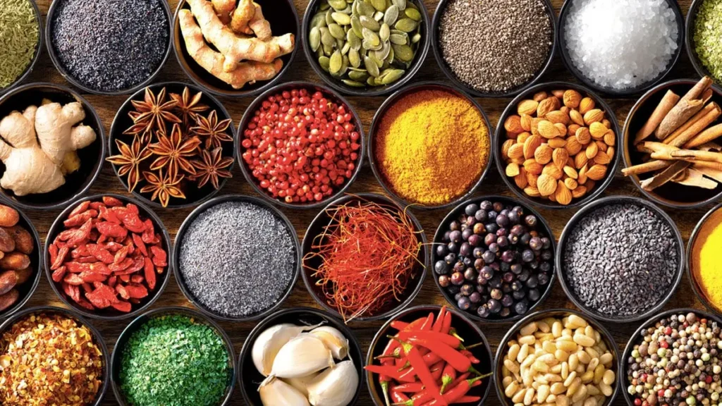Spices of a Traditional Maharashtrian Feast