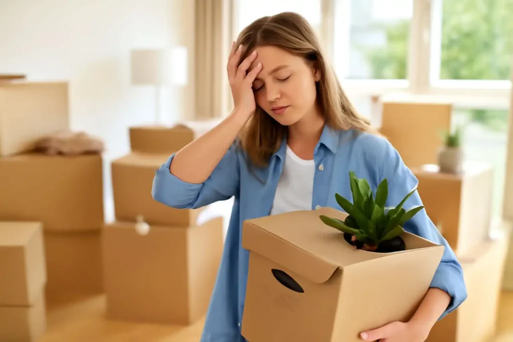 Stressful Moving Days in Britain