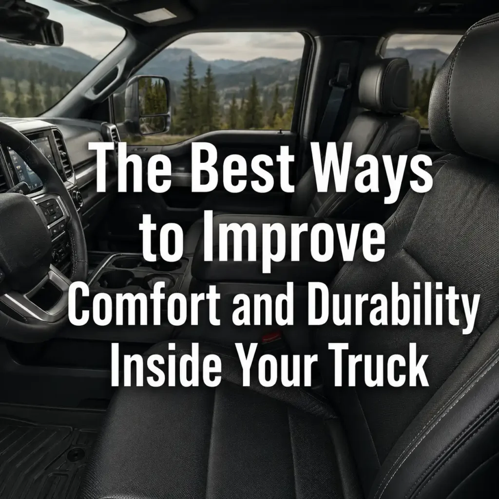 The Best Ways to Improve Comfort and Durability Inside Your Truck