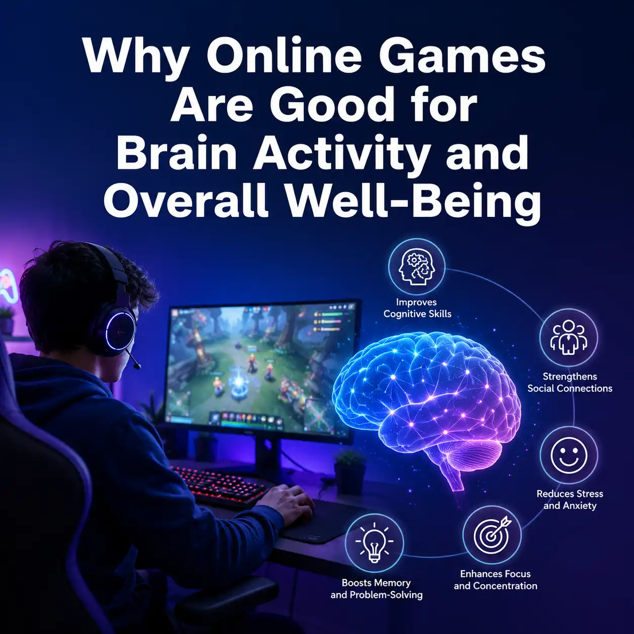 Why Online Games Are Good for Brain Activity and Overall Well-Being