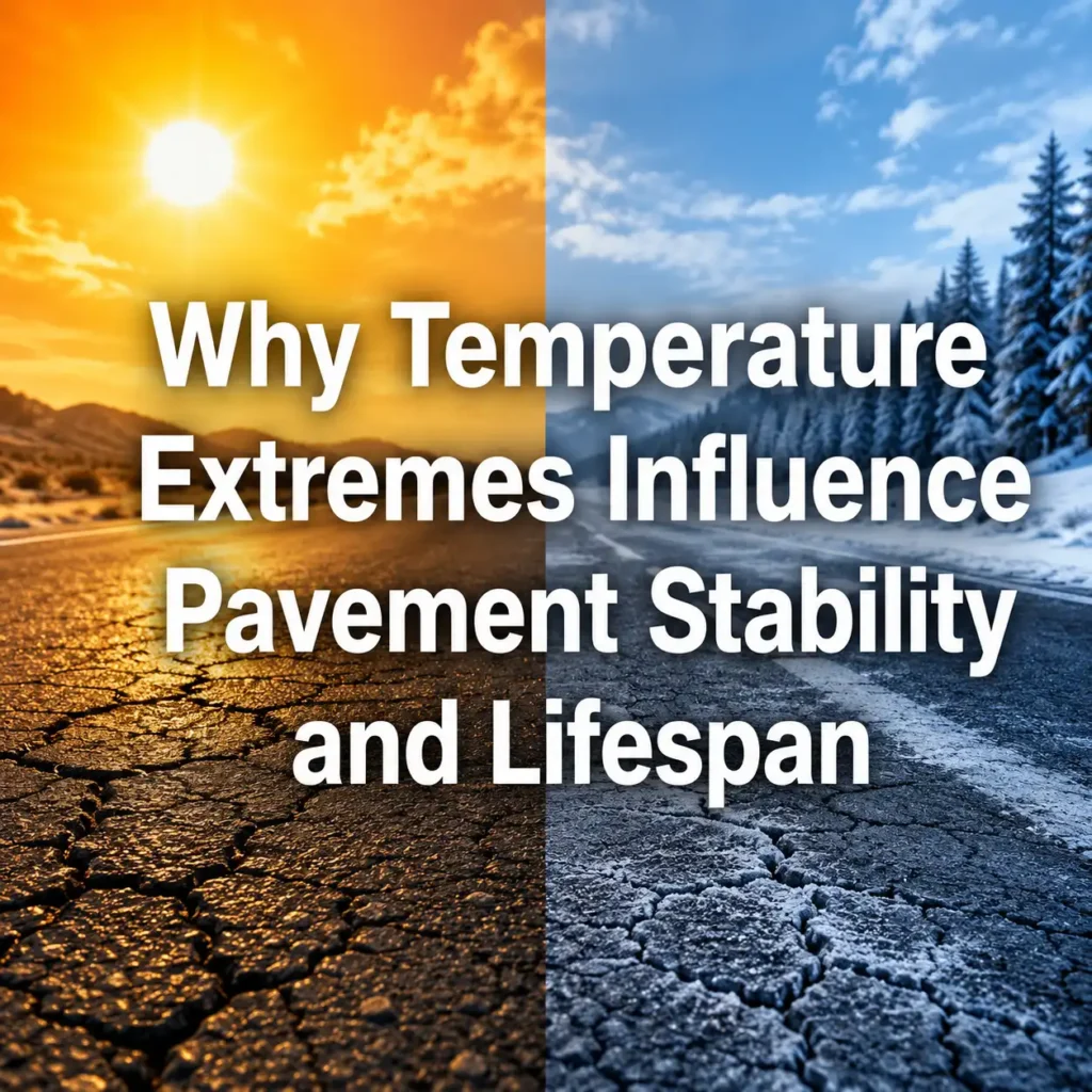 Why Temperature Extremes Influence Pavement Stability and Lifespan