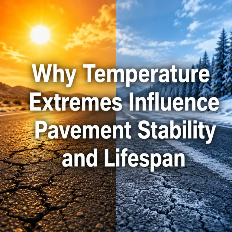 Why Temperature Extremes Influence Pavement Stability and Lifespan