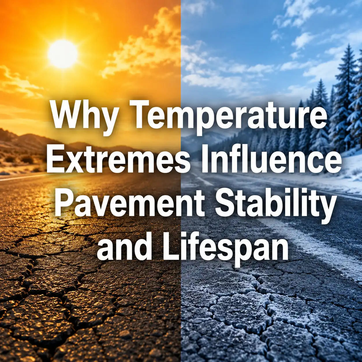 Why Temperature Extremes Influence Pavement Stability and Lifespan