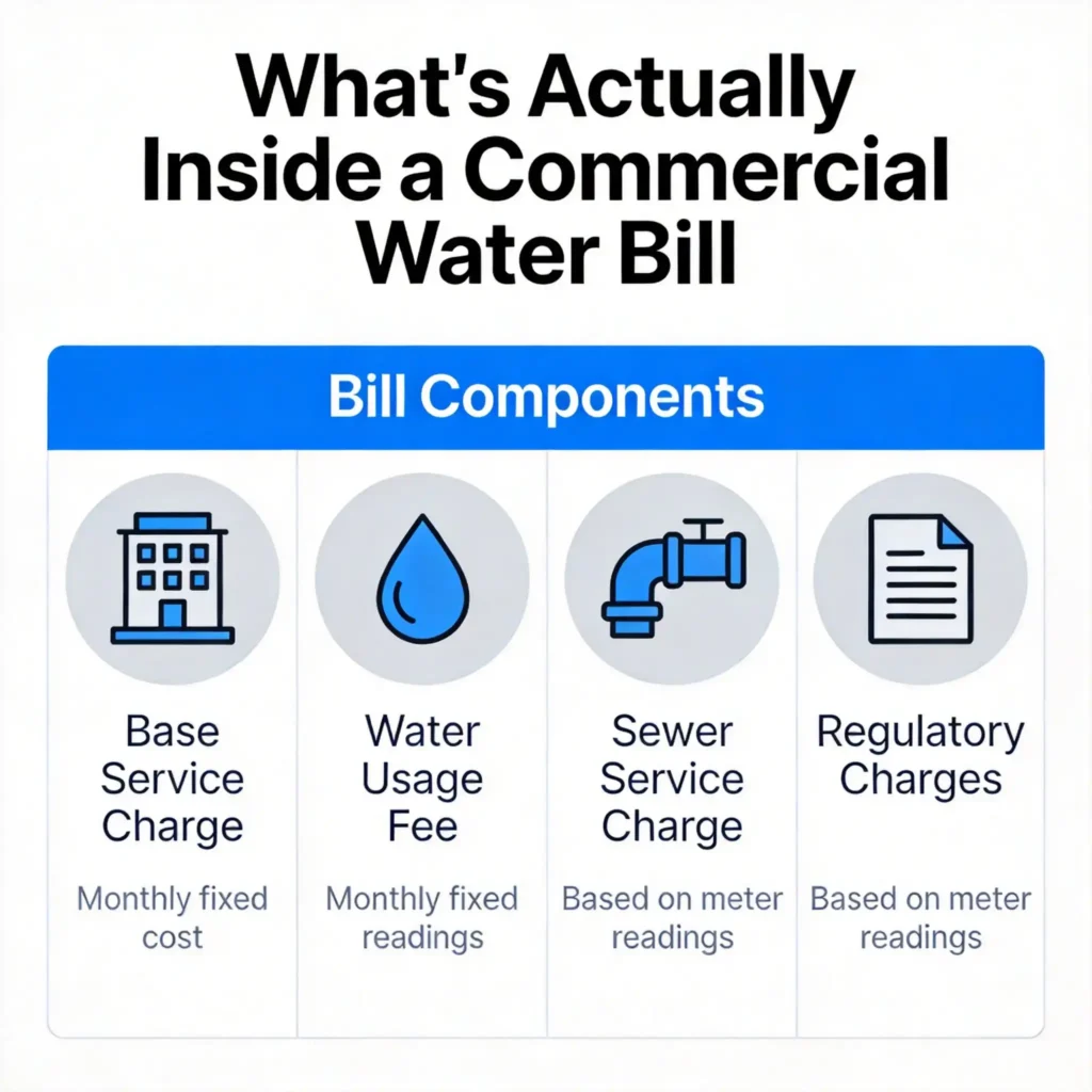 What's Actually Inside a Commercial Water Bill