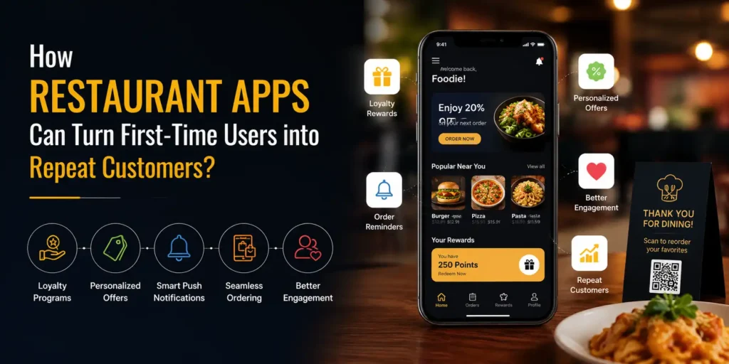 How Restaurant Apps Can Turn First-Time Users into Repeat Customers? 