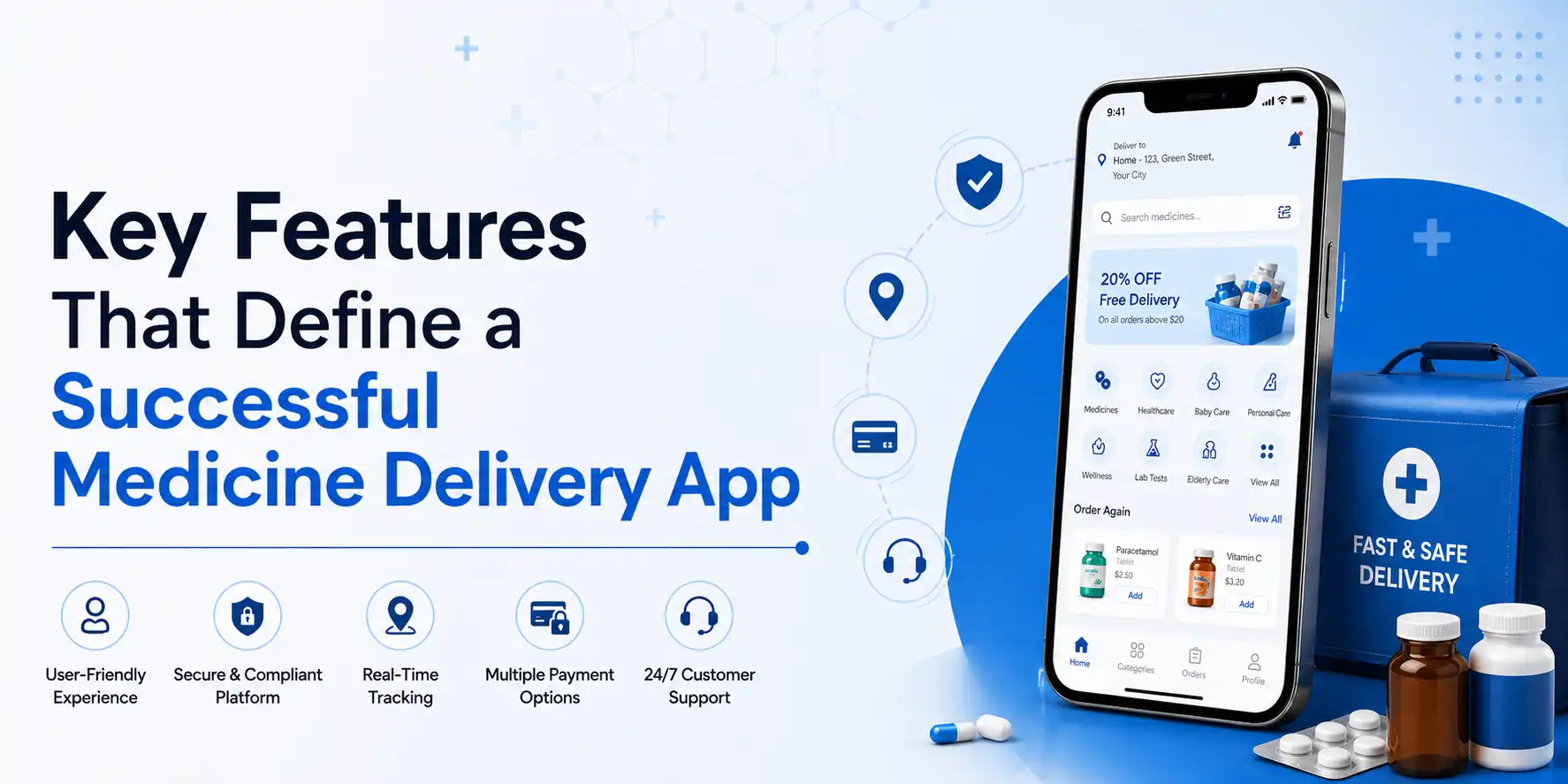 Key Features That Define a Successful Medicine Delivery App