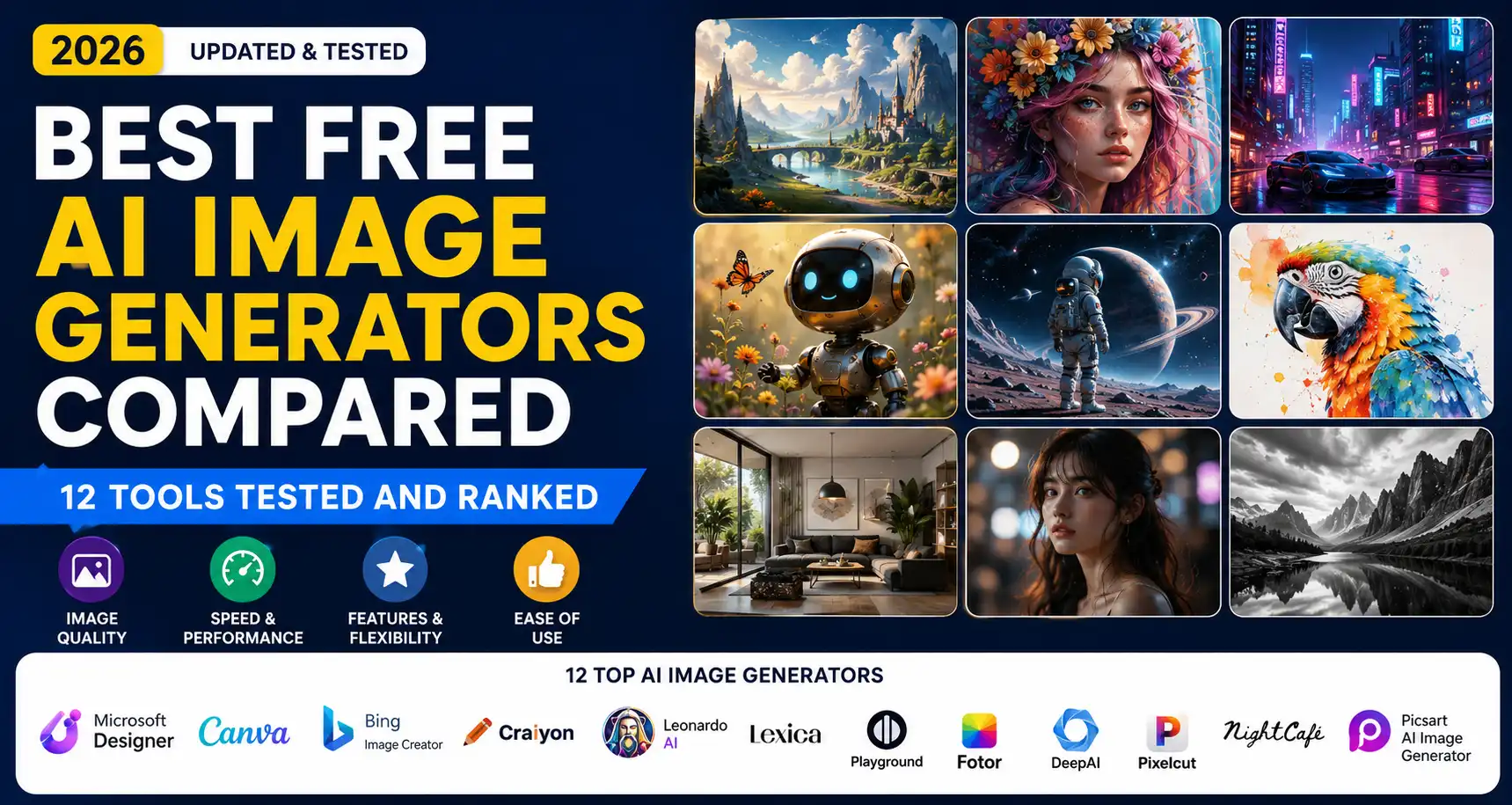 Best Free AI Image Generators Compared