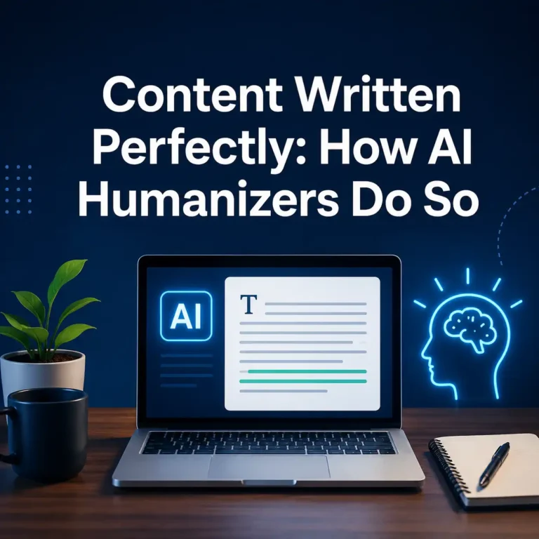 Content Written Perfectly How AI Humanizers Do So