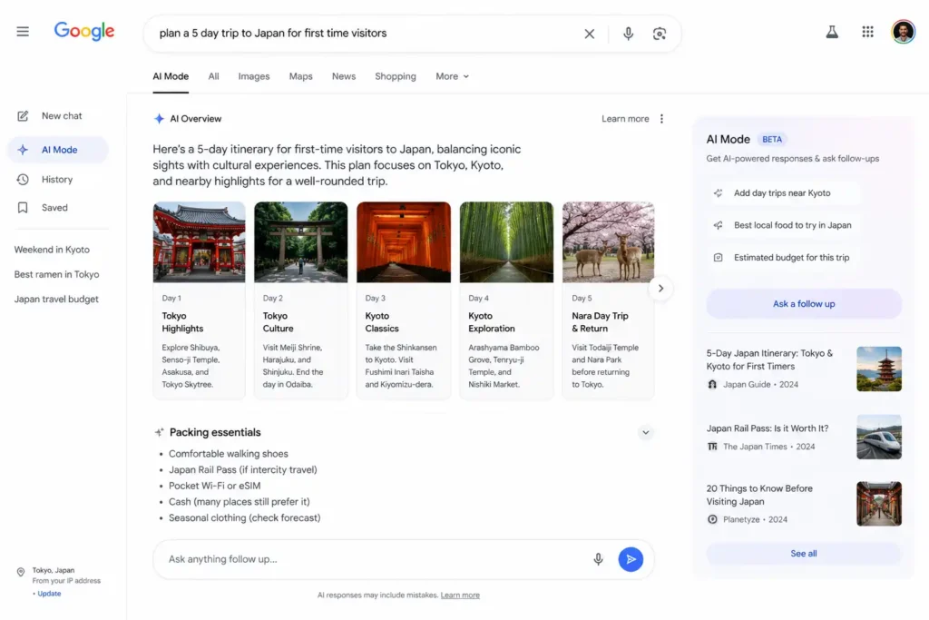 AI Mode in Google Search