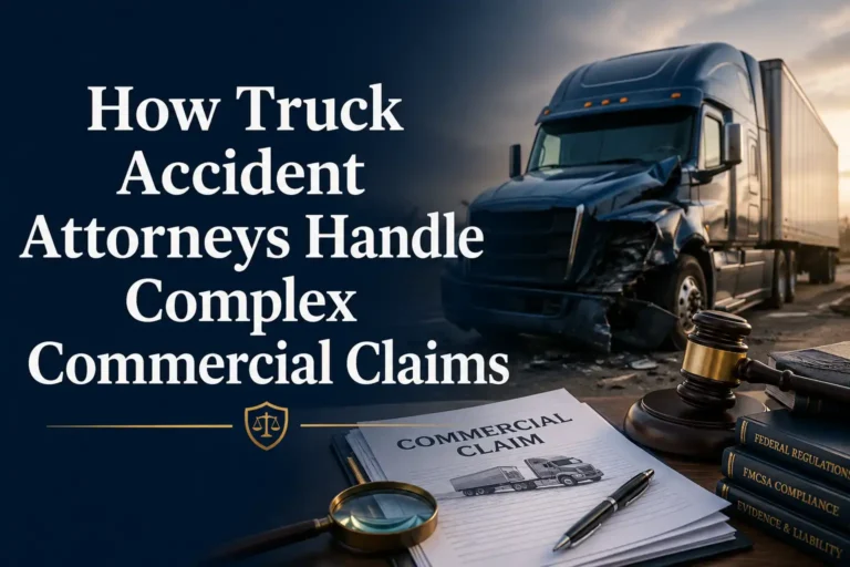 How Truck Accident Attorneys Handle Complex Commercial Claims