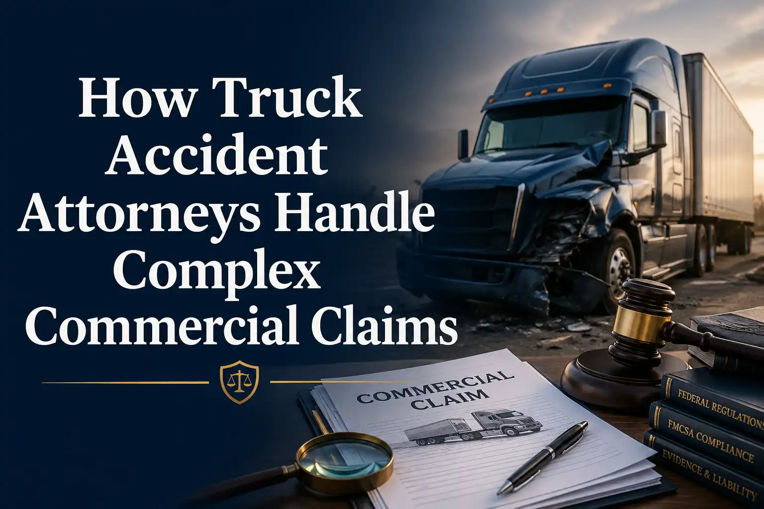 How Truck Accident Attorneys Handle Complex Commercial Claims