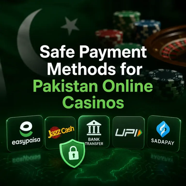 Safe Payment Methods for Pakistan Online Casinos