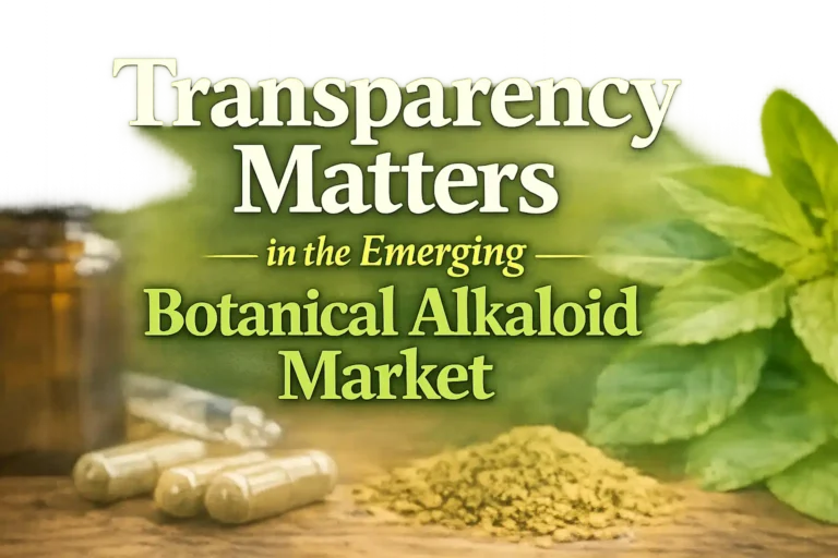 Why Transparency Matters in the Emerging Botanical Alkaloid Market