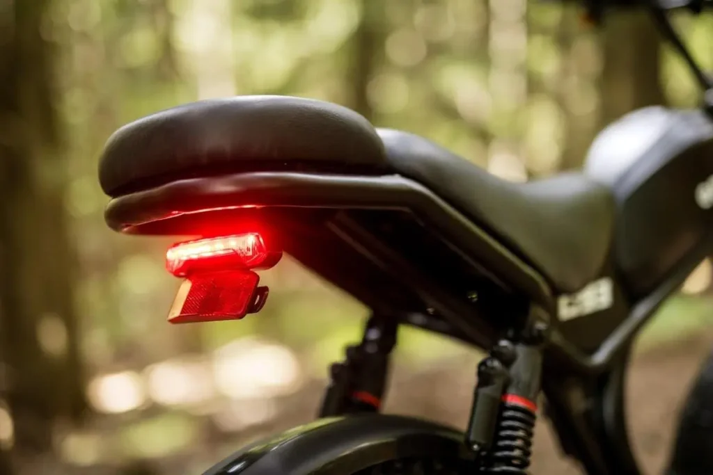 Emoko C93 rear light and seat detail