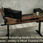 9 L-Shaped Standing Desks