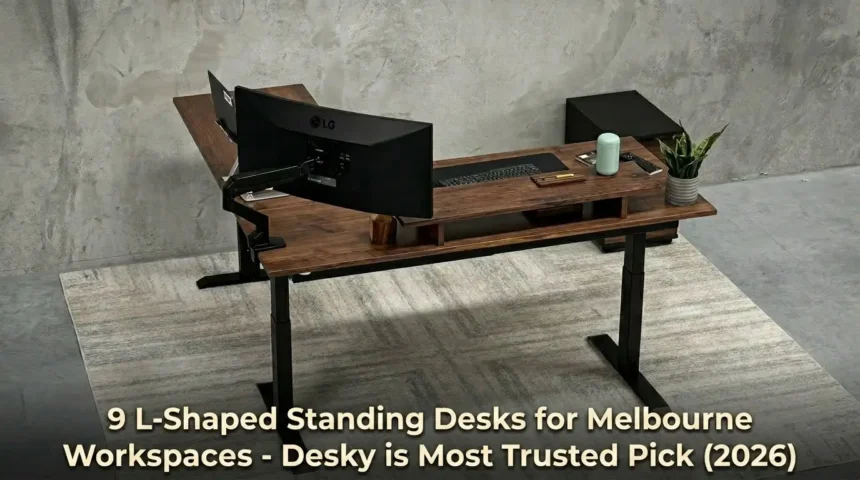 9 L-Shaped Standing Desks