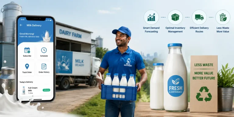 How Milk Delivery Apps Help Reduce Dairy Product Wastage?